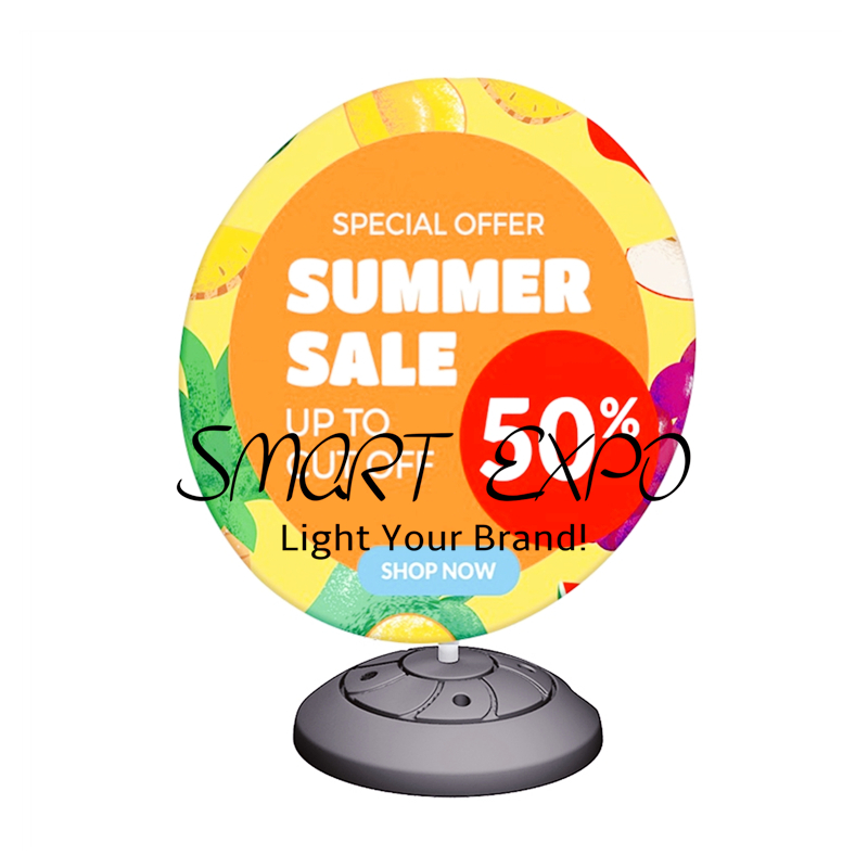 Outdoor Tension Fabric Banner Stand with Water Base Custom Imprints