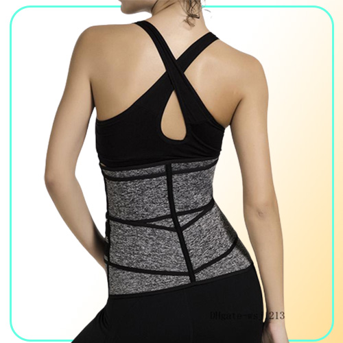 Cheap Waist Trainer Women Slimming Sheath Tummy Reducing Shapewear Belly Shapers Sweat Body Shaper Sauna Corset Workout Trimmer Be