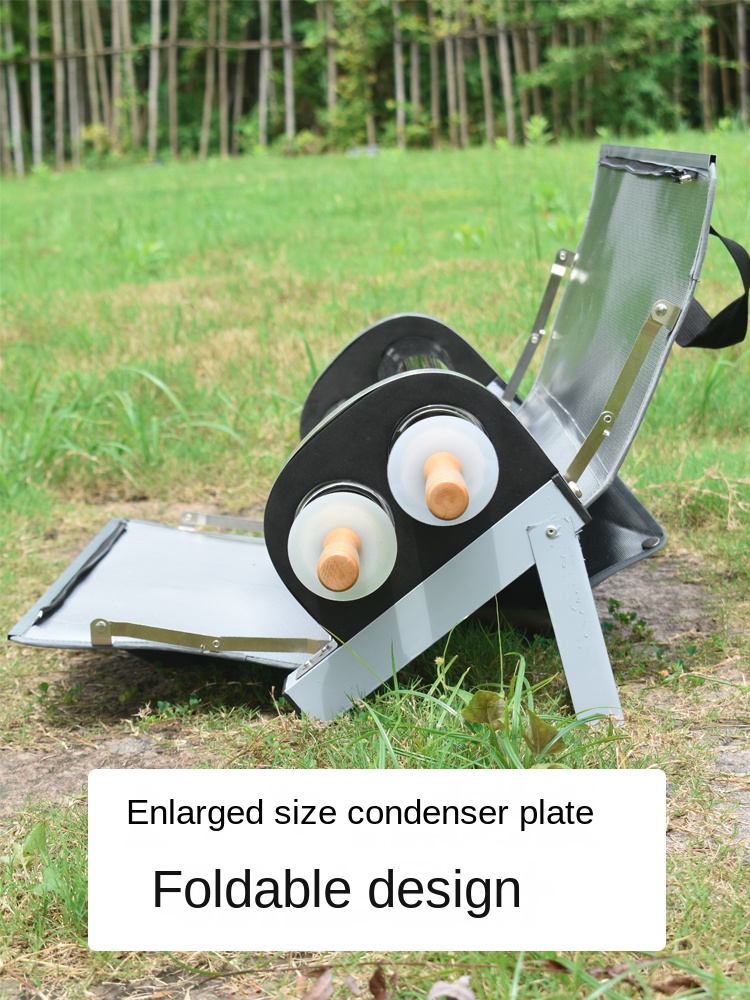 Premium Solar Powered Oven Camping Cookware Reinforced Foldable Portable Outdoor Cooker Energy Supply by Sun Stove For Hiking Backyard Cooking Home Pi