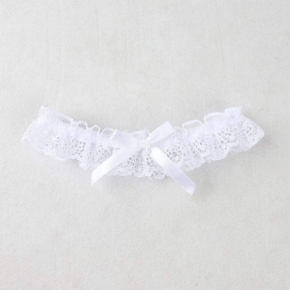 Women Girls Leg Garter Lace Bridal Lingerie Bowknot Wedding Party Cosplay Thigh Ring Belt SuspenderZZ