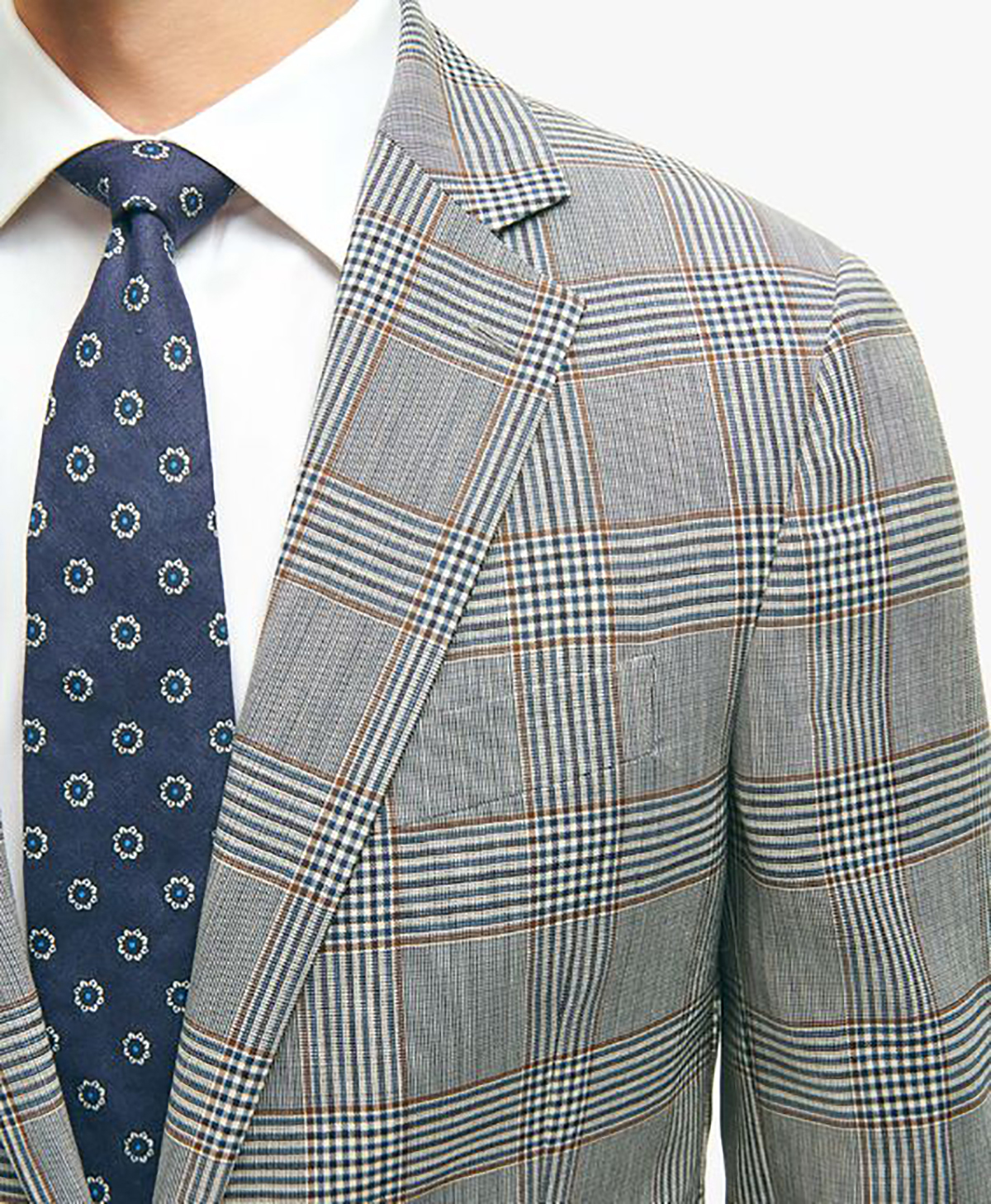 Plaid Classic Men Suits For Wedding Notched Lapel Groom Wear Slim Fit Tuxedos Business Office 2 Pcs Customize Jacket With Pants