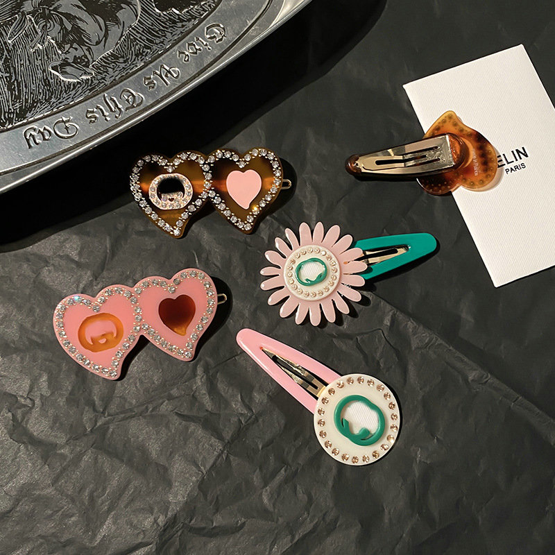 BB Hair Clips For Women Letter Colored Womens Barrettes Designer Jewelry Accessories