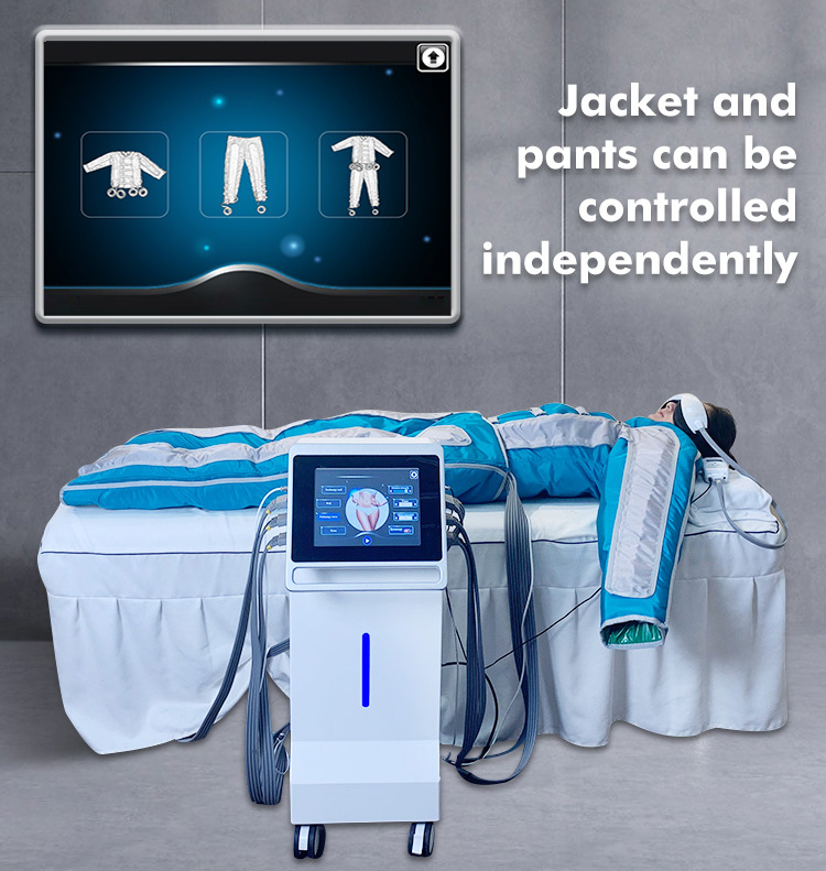 Vertical Air pressure slimming lose weight therapy machine lymph drainage massage pressotherapy detox infrared body slimming machine