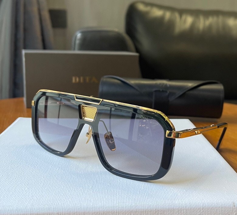 DITA Sunglasses MACH EIGHT Men's Sunglasses One Piece Windshields Female Designer Street Shoot Fashion Style