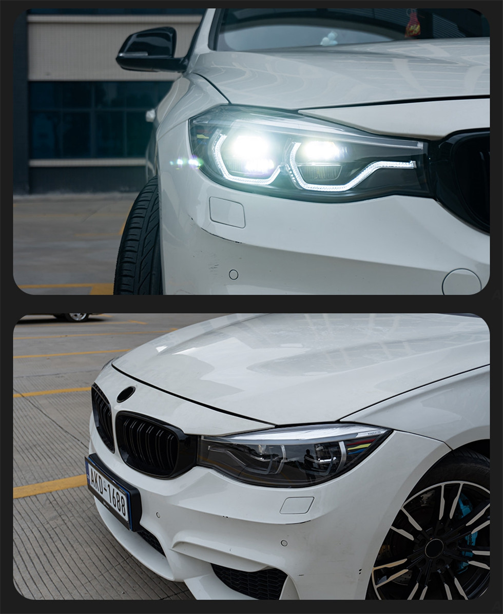 Car Styling for BMW F34 3 Series GT 3GT 20 13-20 20 With Xenon Lights LED Daytime Running Lights Fog Front Lights