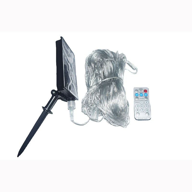 Net String Solar Light Outdoor 1.5*1.5m 3*2m 6*4m Waterproof Garland Garden Fairy Lawn Tree Decoration Lamp