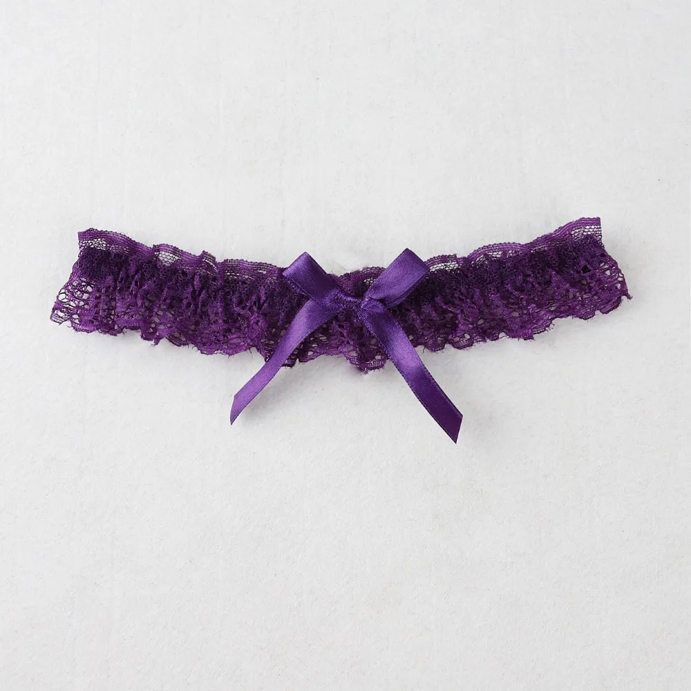 Women Girls Leg Garter Lace Bridal Lingerie Bowknot Wedding Party Cosplay Thigh Ring Belt SuspenderZZ
