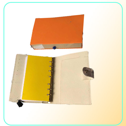 SMALL RING AGENDA COVER Designer coin purse Womens men Notebook Credit with box