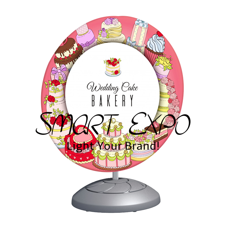 Outdoor Tension Fabric Banner Stand with Water Base Custom Imprints
