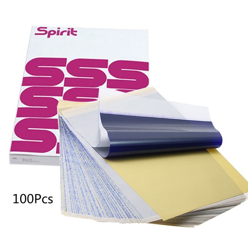 Other Tattoo Supplies 100 Sheets Transfer Stencil Paper Tattoo Copier 4 Layers A4 Size Tool 230814