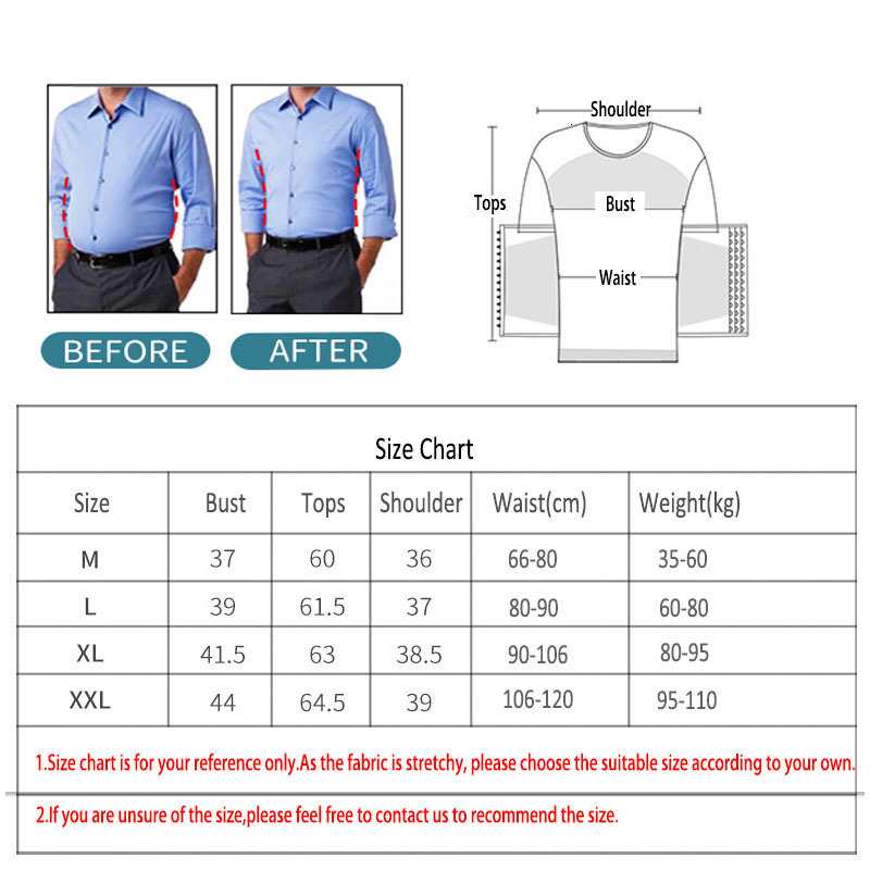 Waist Tummy Shaper Fashion Men Shapewear Tops Shapers Male Girdle Shirt Men's Tummy Belly Control Slimming Waist Trainer Undershirt Tops 230815