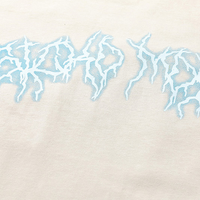 Men's TShirts Cactus Jack Tshirt 2023 Summer Alphabet Lightning Foam Print Short Sleeve Top Tee Men Women Breathable T Shirt 230814