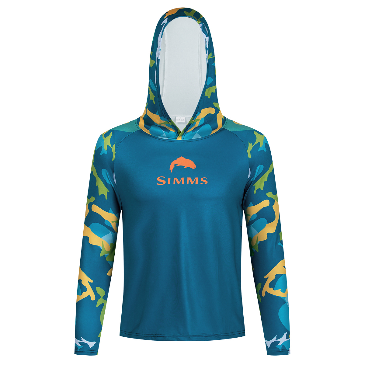 Outdoor T-Shirts SIMMS Gear Fishing Apparel Summer Outdoor Men Long Sleeve T Shirt Fish Shirt Sun Protection Breathable Hooded Angling Clothing 230814 - view 3