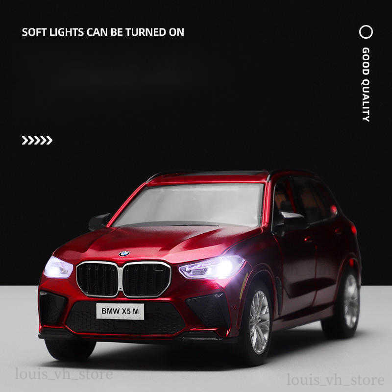 Caipo 1 32 BMW X5M X5 SUV Alloy Model Car Toy Diecasts Casting Pull Back Sound and Light Car Toys For ldren Vehicle T230815