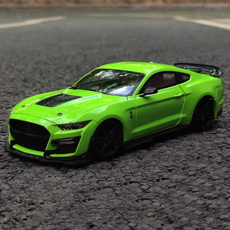Maisto 1 24 Ford Mustang Shelby GT500 Supercar Alloy Car Model Diecasts Toy Vehicles Collect Car Toy Boy Birthday gifts T230815