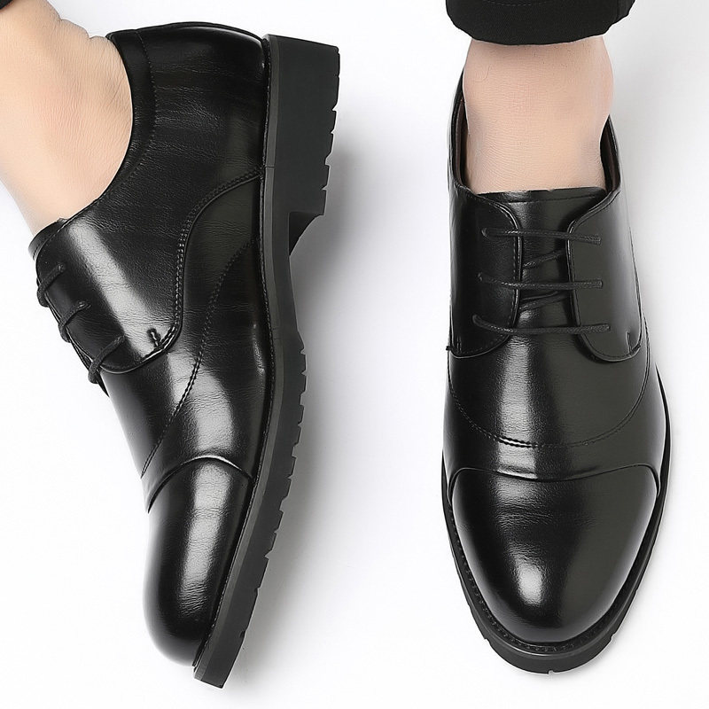Dress Shoes Fashion Business Men Classic Leather Men'S Suits Laceup New Oxfords Size 44 230814