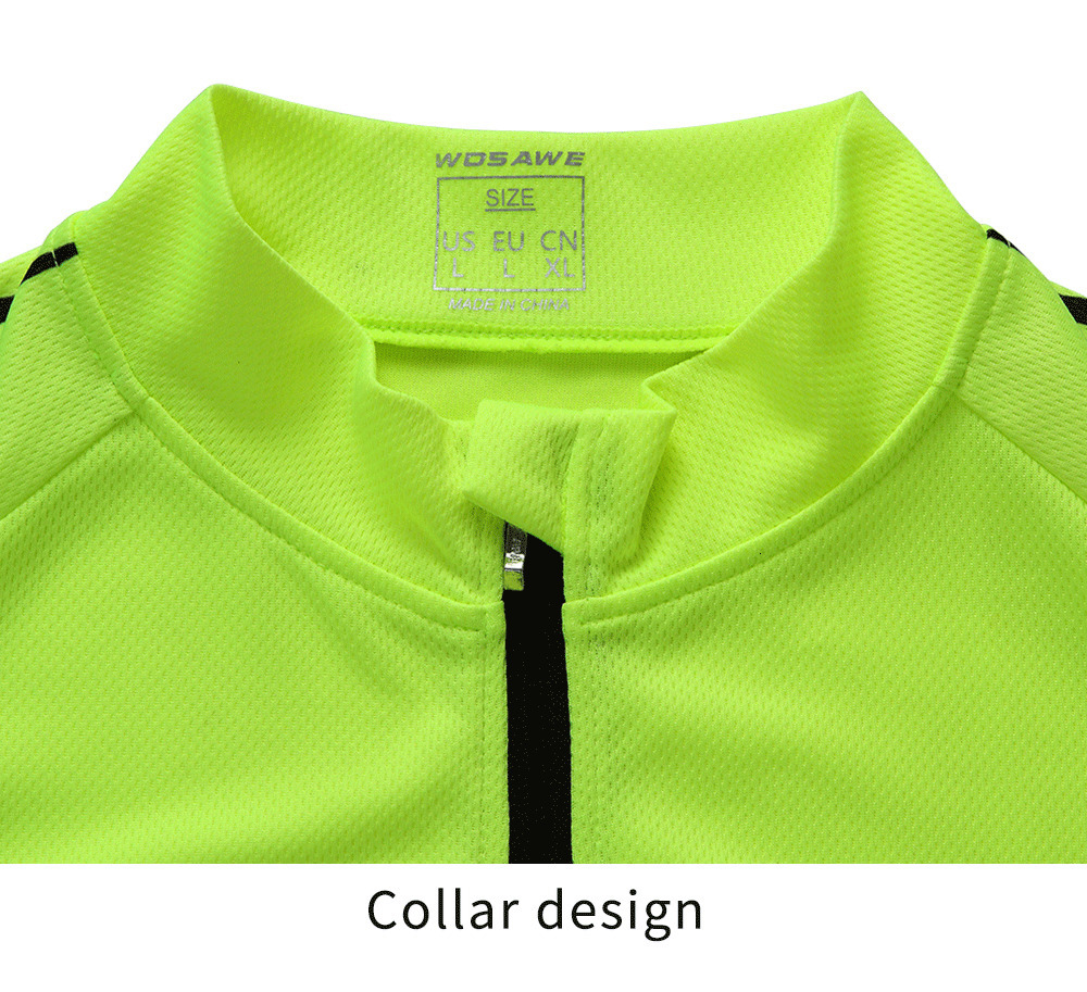 Cycling Shirts Tops WOSAWE Men's Cycling Jersey Short Sleeves Breathable Cool Bicycle Bike Shirt Summer Quick Dry MTB Road Biking Jersey Men 2308
