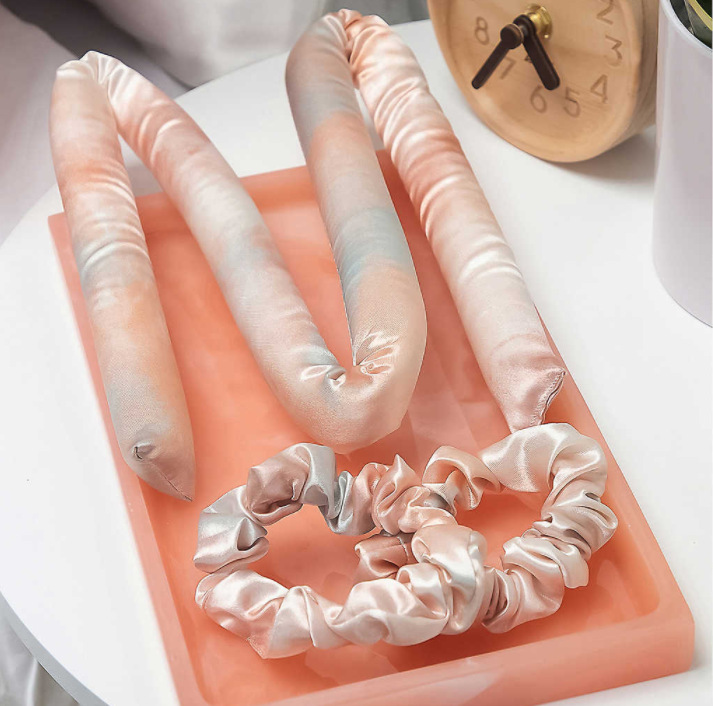 Satin Heatless Curling Set Hair Rollers Heatless Hair Curlers Hair Curlers to Sleep in Curling Rod Headband