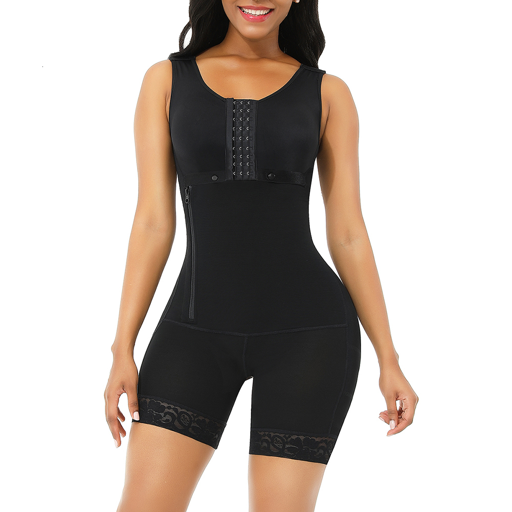 Waist Tummy Shaper Fajas Colombianas BBL Stage 2 Post Surgery Shapewear Bodysuit Postpartum Girdle High Compression Full Body Shaper Butt Lifter 23081