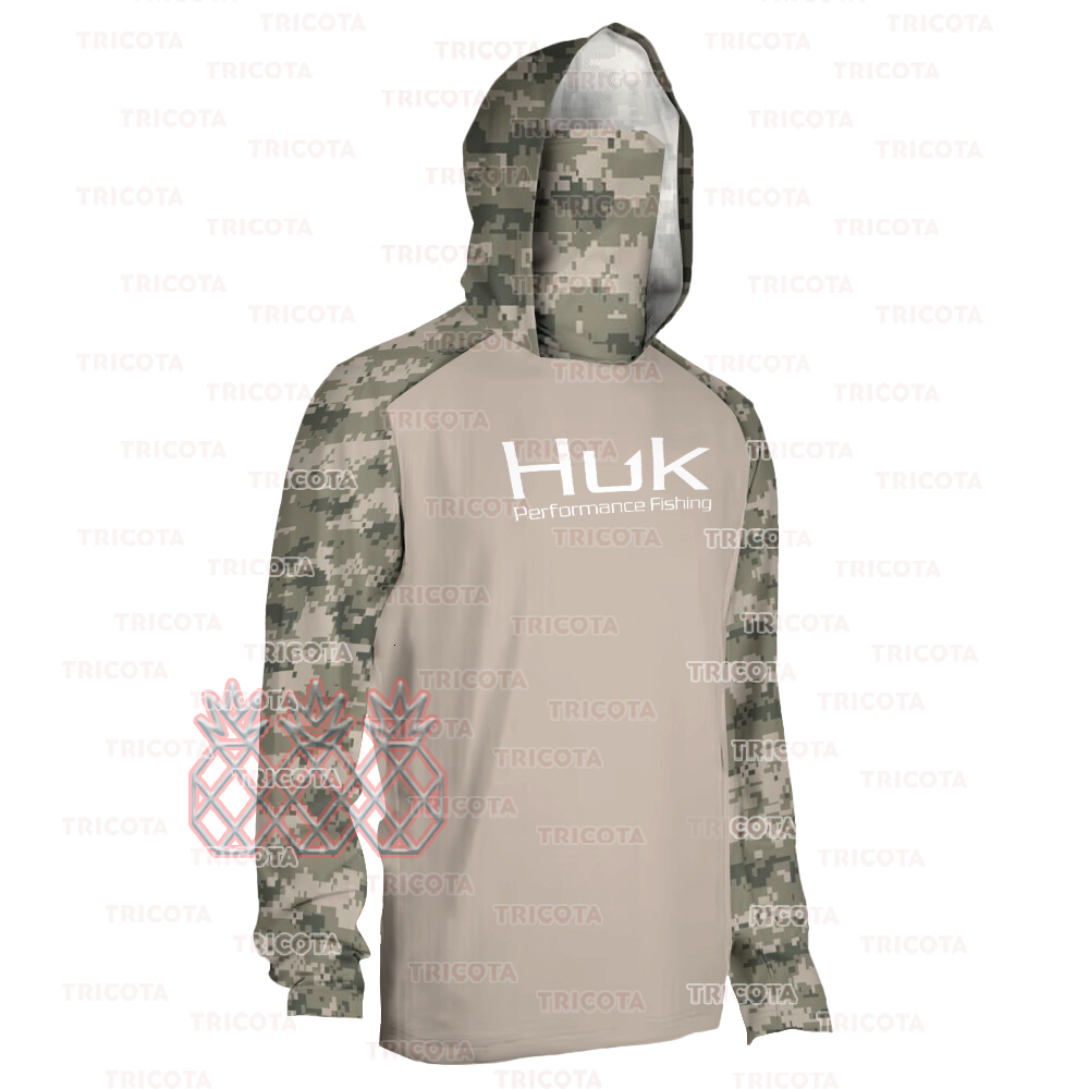 Outdoor T-Shirts HUK Fishing Shirts Men Sun Protection Long Sleeve Jerseys Summer UPF50 High Performance Fishing Clothes Anti-UV Fishing T-Shirt 23081 - view 5