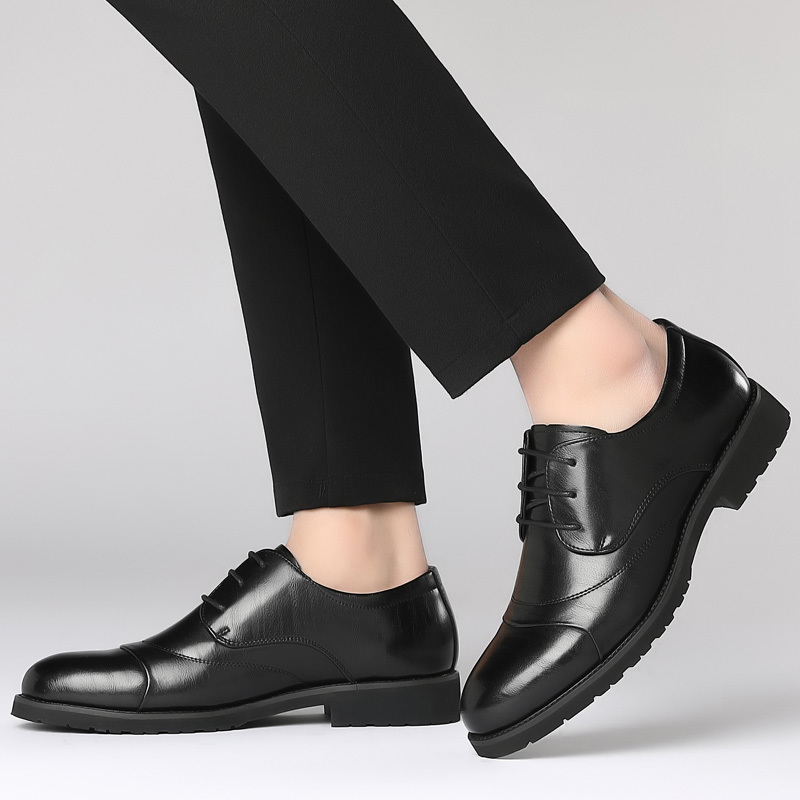 Dress Shoes Fashion Business Men Classic Leather Men'S Suits Laceup New Oxfords Size 44 230814