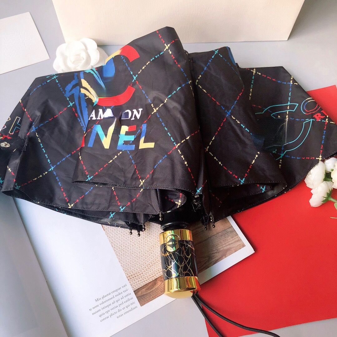 Automatic Folding Umbrellas Strong Wind Resistance Sunscreen Coating Effectively Blocks UV Rays