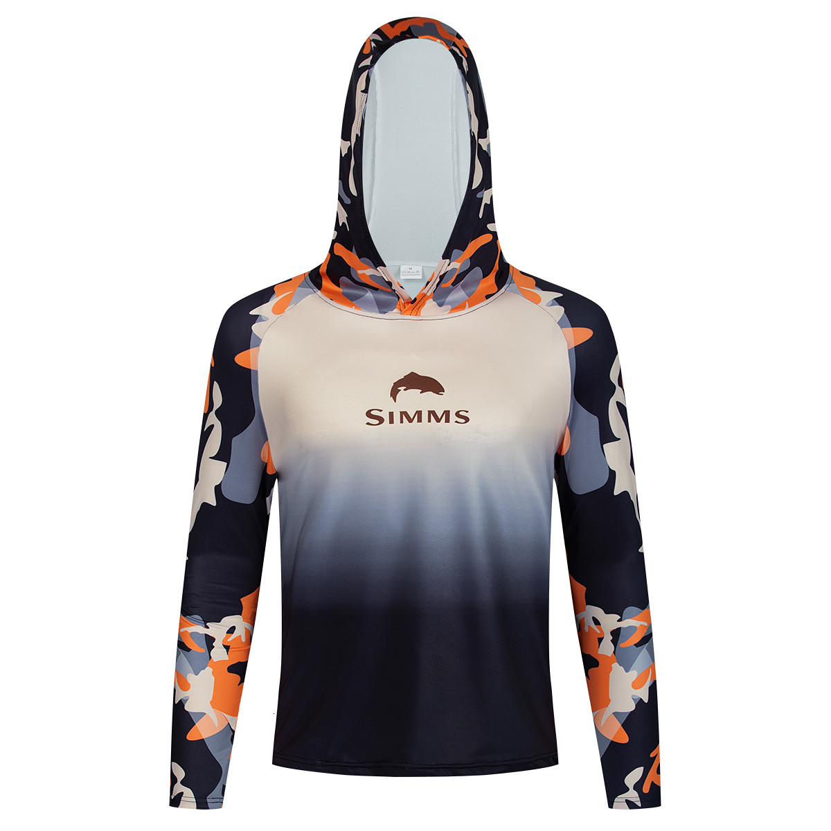 Outdoor T-Shirts SIMMS Gear Fishing Apparel Summer Outdoor Men Long Sleeve T Shirt Fish Shirt Sun Protection Breathable Hooded Angling Clothing 230814 - view 4