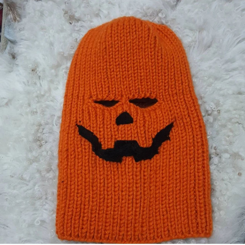 Beanie/Skull Caps Cute Funny Ski Mask Knitted Creative Robber Hat Full Face Cover Winter Balaclava Outdoor Cold Weather Skiing Riding Hippop Caps 2308