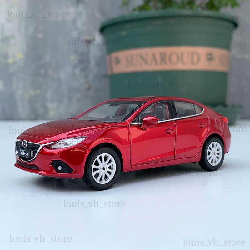 2022 New 1 43 Mazda Mazda3 Axela Alloy Car Model Diecasts Toy Vehicles Collection Car Toy Boy Birthday gifts T230815