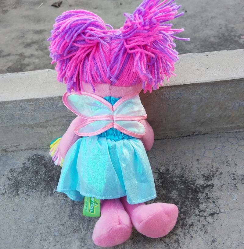 Plush Dolls Skyleshine Sesame Street Elmo The Abby Plush Doll 30cm Cute Stuffed Girls 230814