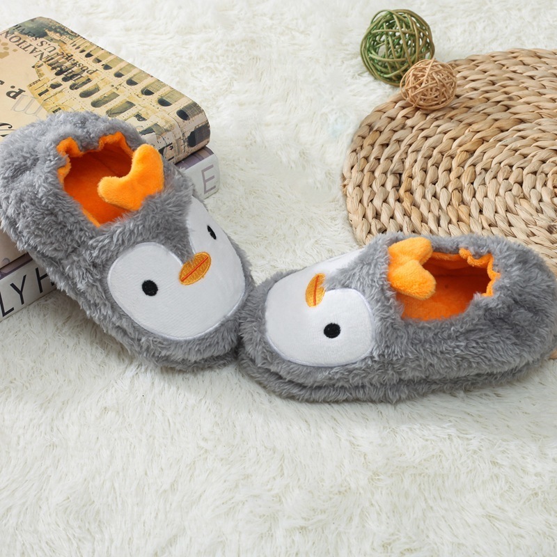 Slipper Winter Cute Kids Slippers Comfortable Baby Warm Cotton Shoes Boys And Girls House Indoor Animal Plush 230814