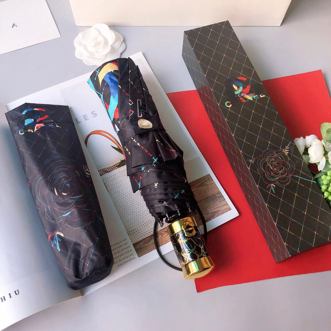 Automatic Folding Umbrellas Strong Wind Resistance Sunscreen Coating Effectively Blocks UV Rays