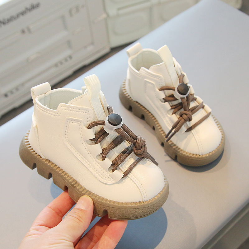 Boots Kids Spring Autumn Shoe for Girl 2023 Boys and Girls Unisex Fashion All match Casual Preppy Style 230814