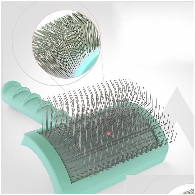 Others Dog Grooming Comb Shedding Hair Remove Needle Brush Slicker Mas Tool Large Dogs Cat Pets Supplies Accessories 20220903 E3 Drop Deliv Dhmib H250