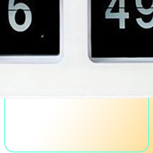 Auto Flip Over Clock Desk Flip Internal Gear Operated Stylish Modern Desk Wall Digital Clock Home Decor New Drop LJ2012116173277