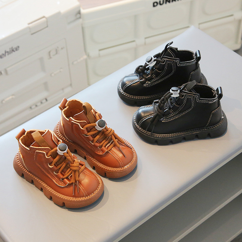Boots Kids Spring Autumn Shoe for Girl 2023 Boys and Girls Unisex Fashion All match Casual Preppy Style 230814