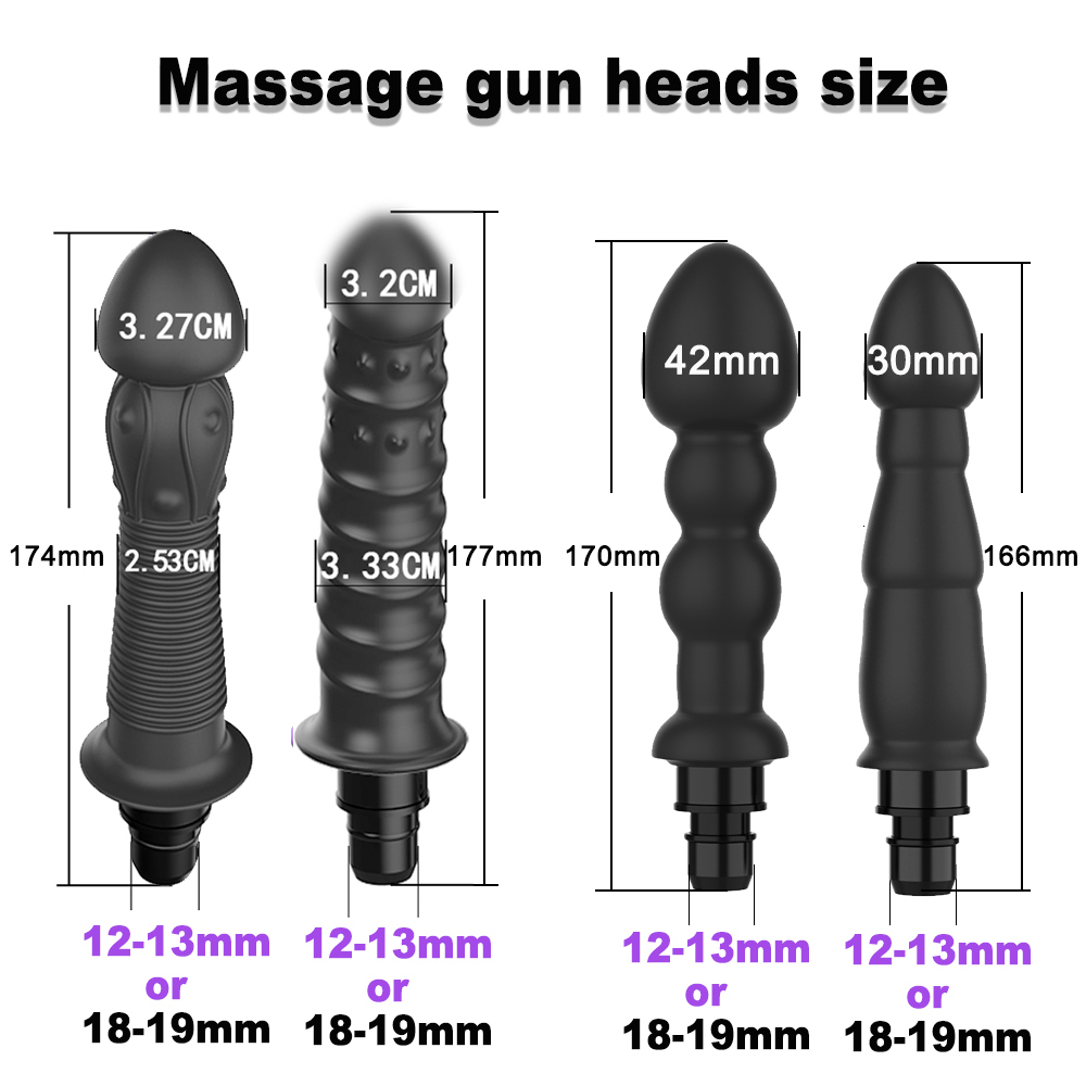 Full Body Massager Massagegun head vibrator massage gun accessories to replace the silicone head applicable to women and men fascia gun massage 230815