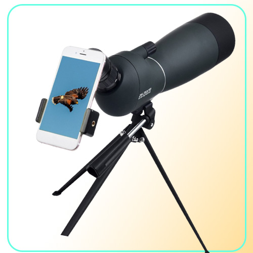 Spotting Scope Telescope Zoom 2575X 70mm Waterproof Birdwatch Hunting Monocular Universal Phone Adapter Mount T191022