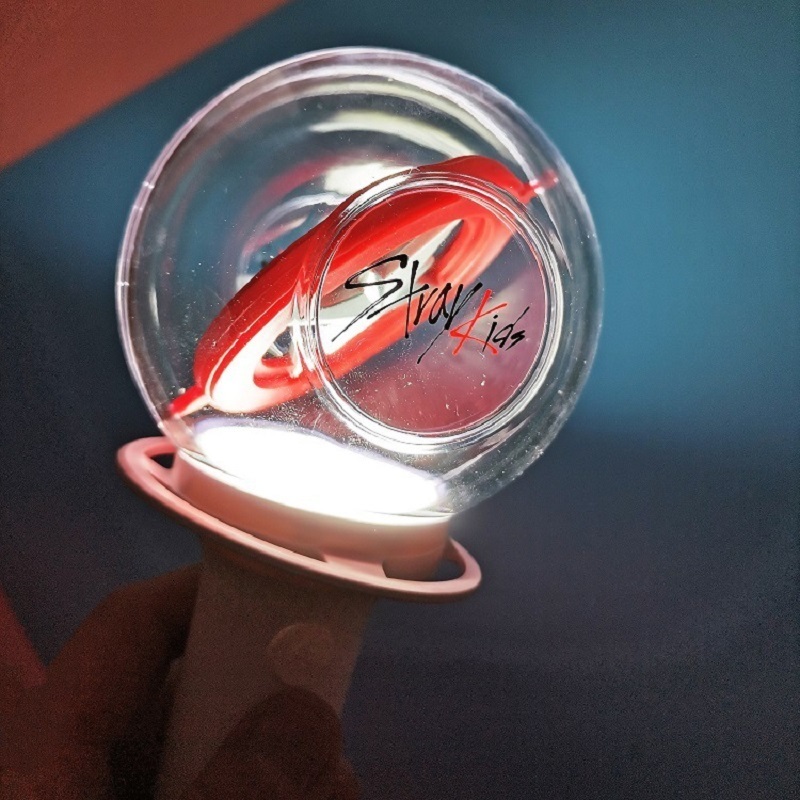 LED Light Sticks Kpop Strayed Kids Lightstick With Bluetooth Concert Hand Lamp Glow Light Stick Plush protective cover Flash Lamp Fans Collection 2308