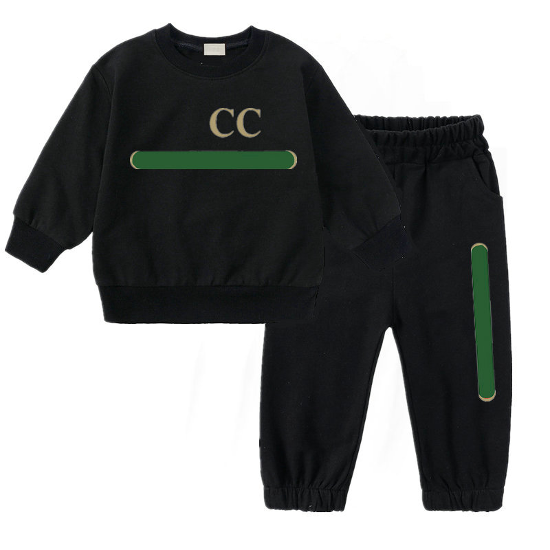 Fashion Brand LOGO Clothing Sets Hoodie Kids Sweatshirt Cotton Hooded Baby Toddler Boy Jacket Children Clothes Casualsportswear
