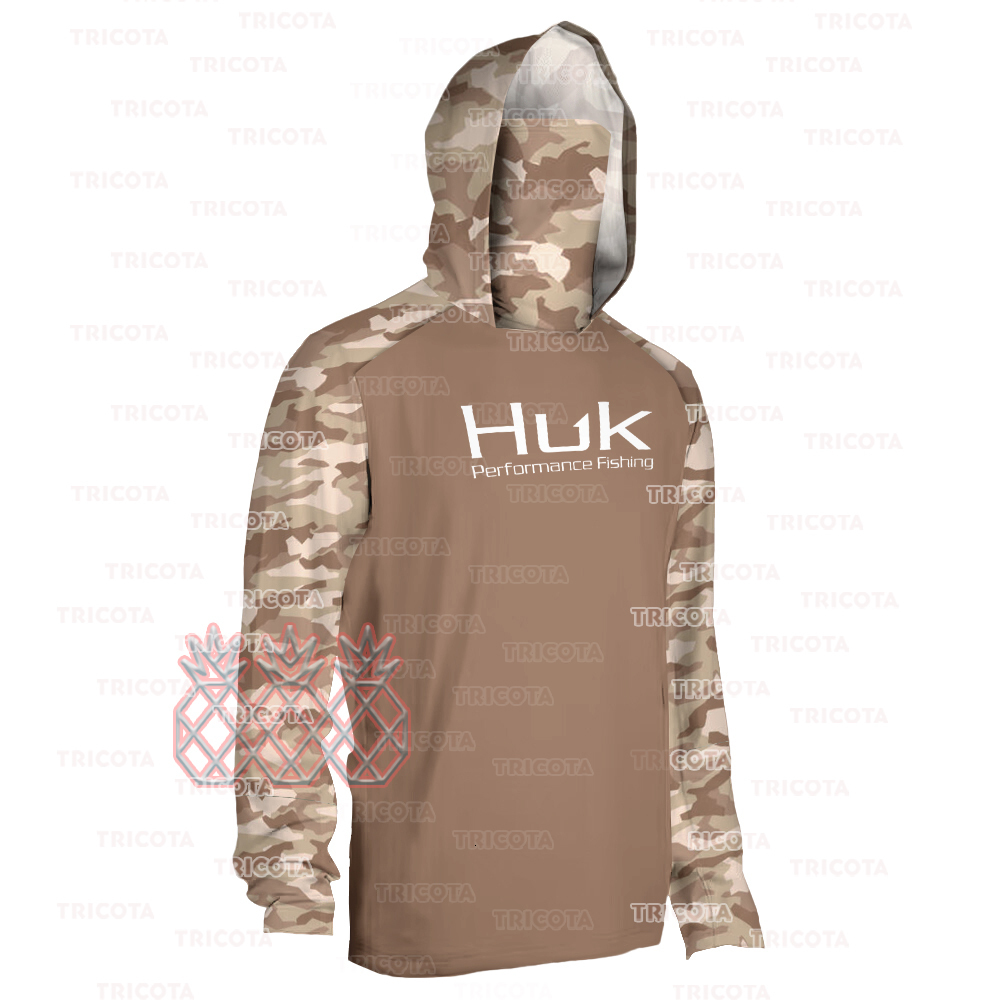Outdoor T-Shirts HUK Fishing Shirts Men Sun Protection Long Sleeve Jerseys Summer UPF50 High Performance Fishing Clothes Anti-UV Fishing T-Shirt 23081 - view 4
