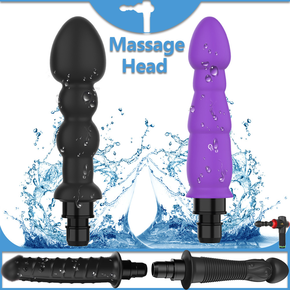 Full Body Massager Massagegun head vibrator massage gun accessories to replace the silicone head applicable to women and men fascia gun massage 230815