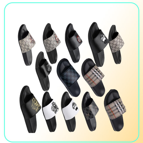 Luxury Brand Slides Sandals Designer Slippers Shoes G Grid Pattern Avatar Beach Sandal Slipper Men Light Flip Flops Sneakers Size