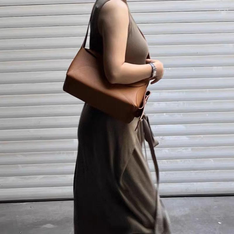 Evening Bags Vintage For Women Designer Handbags Purses 2023 In PU ing Design Button Small Casual Wide Shoulder Straps