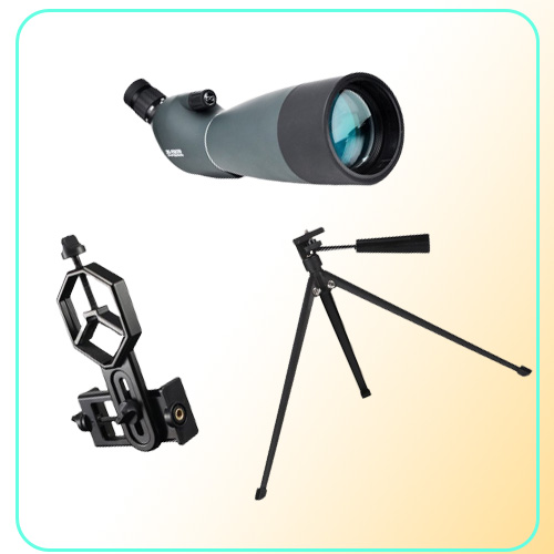 Spotting Scope Telescope Zoom 2575X 70mm Waterproof Birdwatch Hunting Monocular Universal Phone Adapter Mount T191022