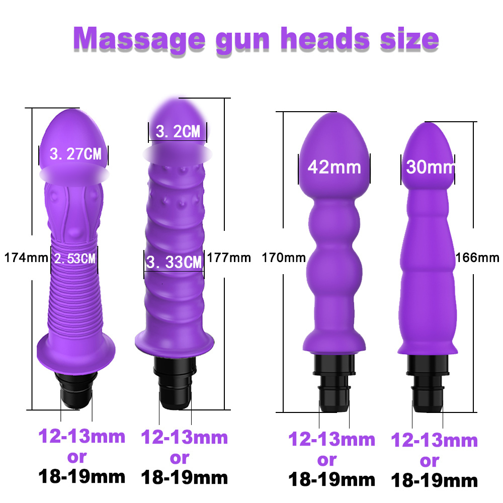 Full Body Massager Massagegun head vibrator massage gun accessories to replace the silicone head applicable to women and men fascia gun massage 230815