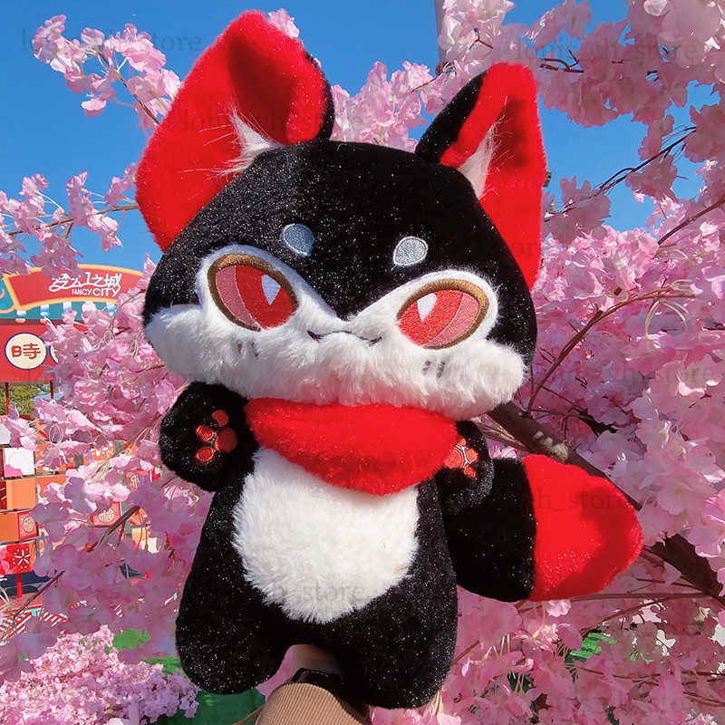 Stuffed Toys 35cm Wolf Plush Doll Gift Kawaii Emotion Wolf Plushies Doll Cute Wolf Toys For Girl Kawaii Room Decor T230815