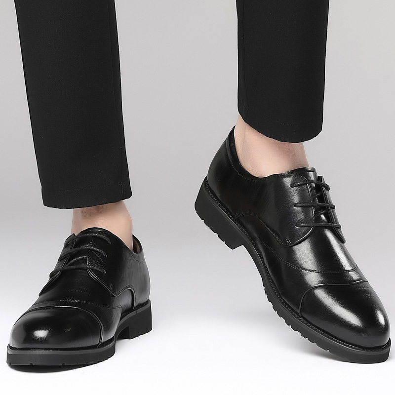 Dress Shoes Fashion Business Men Classic Leather Men'S Suits Laceup New Oxfords Size 44 230814