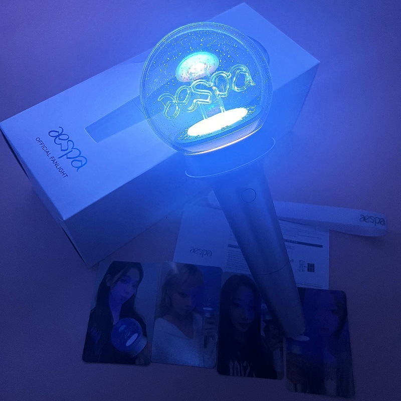 LED Light Sticks KPOP Aespa Lightstick Korea Light Stick Concert Hand Lamp Glow Flash Lamp Toys Karina Giselle Winter Ningning Fans Collection 230814