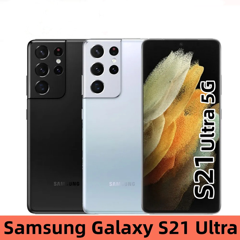 Samsung Galaxy S21 Ultra 5G G998U1 Original Unlocked Mobile Phone 6.8" Octa Core 108MP&40MP Snapdragon 888 Cell phone S21Ultra